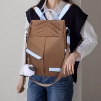 Mochila informal de tela Oxford, bolso escolar de viaje antirrobo, bolso de hombro bidireccional multifuncional - details 3