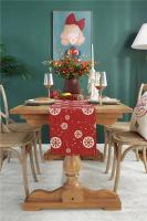 Corredores de mesa de Feliz Año Nuevo, decoraciones navideñas para el hogar, fiesta, árbol de Navidad, copo de nieve impreso, decoración de otoño, 2024 - details 7