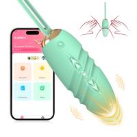 Aplicación Bluetooth Vibratign Egg Vibrador de punto G para mujeres Consoladores telescópicos Estimulador de clítoris Vagina Love Egg Bragas Juguetes sexuales Modo pareja - details 12