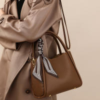 Bolsos de hombro con cintas simples para mujer, bandoleras versátiles de cuero PU de alta capacidad, novedad - details 7