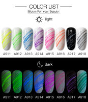 ROSALIND Gel de uñas Spider luminoso, Gel semipermanente, barnices híbridos, pegatinas Web, Base superior para manicura, 5ML - details 1