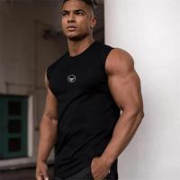 Men's Loose Fitting Basketball Sleeveless T-shirt Fitness Sports Running Tank Top - details 2