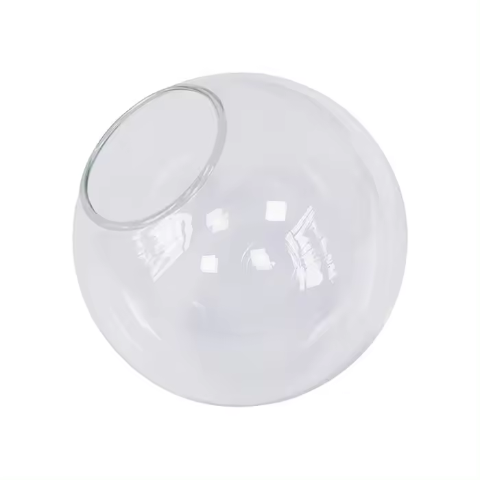 Globo de cristal transparente para accesorios de iluminación, reemplazo de cubierta de vidrio, Ópalo, reemplazo de sombra de luz, D15 cm - 1