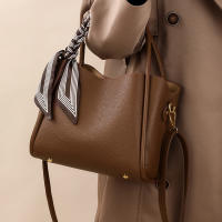 Bolsos de hombro con cintas simples para mujer, bandoleras versátiles de cuero PU de alta capacidad, novedad - details 6