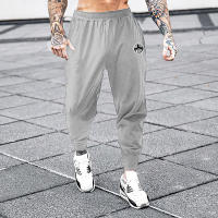 Men Casual Knitting Quick Dry Pants with Drawstring Pocket Training Jogging Fitness Pant Gym Bodybuilding Workout Loose Trousers - details 7