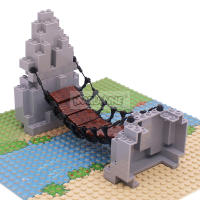 Set de Puente de Bloques MOC Montaña Jungla Bosque Construcción Kit de Modelo de Partes de Bloques - details 2
