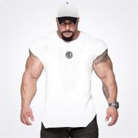 Summer Gym Training Singlet Men Breathable Clothing Bodybuilding Sleeveless Tank Top Fitness Vest Muscle Running shirt for Male - details 5
