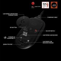 Logitech-ratón inalámbrico G Pro para juegos, dispositivo con rendimiento de grado Esports, Sensor HERO 25K, LIGHTSPEED, LIGHTSYNC, Compatible con POWERPLAY - details 3