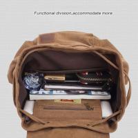 Mochilas de lona vintage para hombre y mujer, bolsos de viaje informales para estudiantes, senderismo, viaje, Camping, Mochila Masculina - details 20