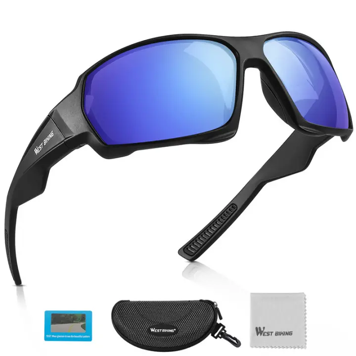 WEST BIKING-gafas de sol polarizadas HD para ciclismo, protección UV400, para bicicleta de montaña y carretera, para hombre y mujer - 1