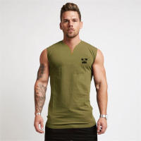 Summer Casual Fashion Print Vests Sleeveless Breathable Tank Tops Joggers Gym Fitness T-Shirt Male Basketball Training Singlets - details 10