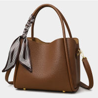 Bolsos de hombro con cintas simples para mujer, bandoleras versátiles de cuero PU de alta capacidad, novedad - details 17