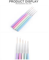 Kit de Manicura KADS Pinceles para Uñas para Dibujar y Pintar Tiras de Flor 5Pcs con Cubierta - details 9