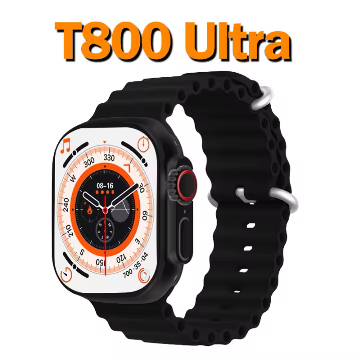 Reloj inteligente T800 Ultra serie 8 para hombre y mujer, pulsera deportiva resistente al agua IP67, 1,99 pulgadas - 1