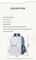 1 nueva mochila en relieve, mochila versión coreana para mujer, bolso escolar de gran capacidad, bolso de viaje de negocios de cuero suave - details 5