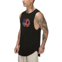 Summer Quick Dry Breathable Tank Top Man Basketball Training Fitness Muscle Vest Street Casual Hip Hop Style T-shirt Gym Singlet - details 3