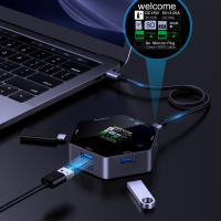 Hub USB 3.1 con pantalla inteligente 8 en 1 para computadora - details 5