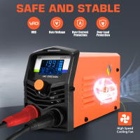 HITBOX Soldadora Inversora IGBT 2 en 1 de 200A con Pantalla LCD – Máquina de Soldar por Electrodo con Hot Start, Arc Force y ARC200D para Uso Doméstico - details 5