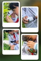 Kids Toys Science Experiment Pocket Microscope Kits 60-120x Educational Mini Handheld Microscope Light Children STEM Toy Gifts - details 7