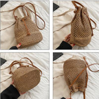 Bolso de Verano para Mujeres Bolso de Hombro de Paja Bolsa Top Mate de Ratán Bolso de Mano Casual de Raffia Crochet Bolso de Playa - details 24