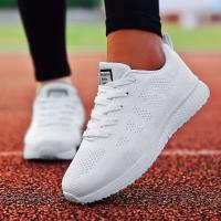 Shoes Women's Sneakers Fashion Lace-Up Casual Shoes Women Flats Soft Sole White Sneakers Women Platform Shoes Zapatillas Mujer - details 12