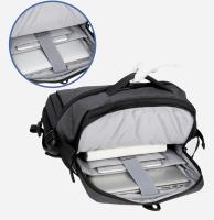 Mochila de viaje clásica para hombre, morral de negocios expandible con USB, bolsa de gran capacidad para ordenador portátil, impermeable, a la moda - details 21