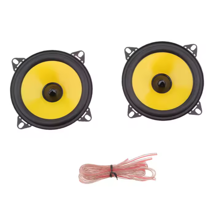 1 Par de Altavoces Coaxiales para Puerta / Estante de Audio para Automóvil de 2 - 1