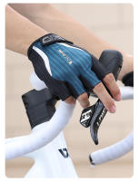WEST BIKING-guantes de ciclismo para hombre y mujer, de medio dedo, con absorción de impacto, equipo deportivo para bicicleta de carretera - details 19
