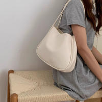 Bolsos de hombro de cuero PU para mujer, bolsos de Color puro, bolsos casuales pequeños con asa superior, bolso de hombro para mujer - details 3
