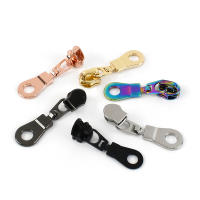 10Piezas Meetee 5# Zipper Slider Nylon Zipper Rainbow Zipper Head Decoraciones Bolsas Chaquetas DIY Hardware Costura Accesorios - details 3
