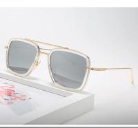 Gafas de Sol Cuadradas Vintage de Metal para Hombres Deportes y Moda - details 5
