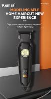 Kemei KM-2371 recortadora de barba y pelo, maquinilla de afeitar eléctrica para peluquero, máquina para cortar cabello con acabado recargable por Usb para hombres - details 0