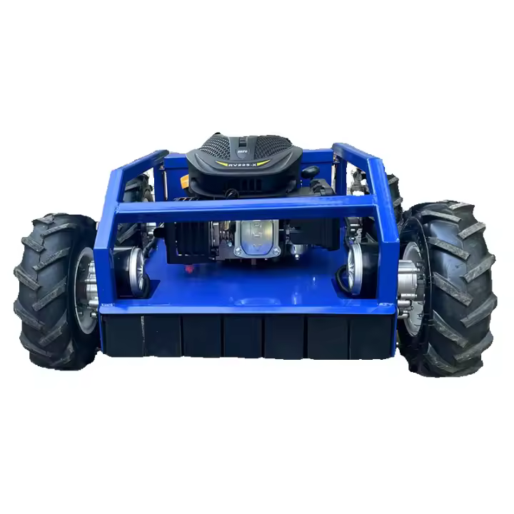[Prepago]Cortacésped eléctrico con neumáticos para césped profesional Adecuado para trabajar en céspedes planos Para segar campos de golf Cortacésped con control remoto Crawler - 1