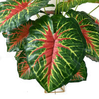 Plantas falsas de 75cm y 24 ramas para decoración del hogar, rama de árbol Monstera Artificial grande, Palma Tropical de plástico, hoja de tortuga falsa para el jardín y la habitación - details 3