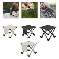 Folding Camping Stool Compact Lightweight Sturdy Small Foldable Chair Foot Rest Stool for Fishing Travel Walking Hiking Outdoor