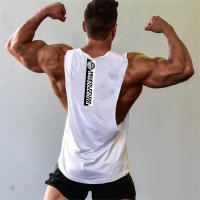 Gym Bodybuilding Workout Tank Top Male Cotton Breathable Sleeveless Slim Shirt Men Fitness Vest Summer Casual Fashion Tanktop - details 3