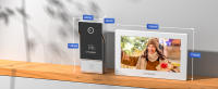 TMEZON Videoportero WiFi 4 Hilos,1080P IP Sistema de intercomunicación con 7 zoll Monitor de Pantalla táctil y Timbre con Cable,Desbloqueo por aplicación/Tarjeta,Instantánea/Grabación,Tuya Smart - details 4