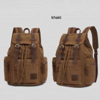 Mochilas de lona vintage para hombre y mujer, bolsos de viaje informales para estudiantes, senderismo, viaje, Camping, Mochila Masculina - details 8