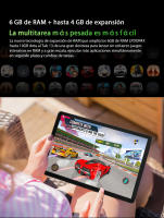 Blackview Tab 13 Tablet Android 12, Helio G85 Octa Core 6GB+128GB SIMo Tablets Pad 7280mAh, 10.1'' FHD+ Pantalla Cámaras 13MP - details 5