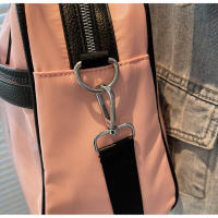 Bolsa de gimnasio para Fitness, bolso de hombro tipo bandolera portátil multifuncional para viajes al aire libre de gran capacidad, viaje de corta distancia - details 15