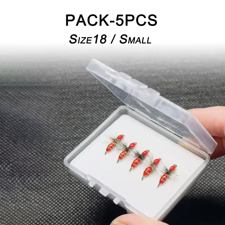 5/10 Uds moscas para pescar con mosca anzuelos señuelo con mosca cebos artificiales moscas atadas a mano ninfas pesca para trucha salmón Steelhead Grayling - 1