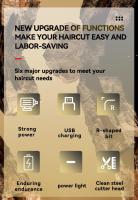 Kemei-cortadora de pelo profesional para peluqueros, cortadora de pelo eléctrica para hombres, cortadora de pelo inalámbrica con acabado sin espacios - details 1