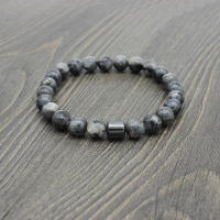 Ojos de tigre cuentas de piedra natural hechas a mano hombres hematita magnética accesorio pulseras para novio padre regalo - details 13