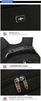 Mochila Suiza antirrobo para hombre, bolsa de viaje para ordenador portátil de 17 pulgadas, 15,6, carga USB, impermeable - details 19