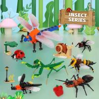 Insect Battle Simulation Bee Mantis Building Blocks Toys Children's Brain Game Puzzle Toy of Improve Boys and Girls' Attention - details 0