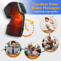 Masajeador eléctrico de rodilla con calefacción infrarroja, soporte para fisioterapia articular, almohadilla de codo, masaje de vibración, artritis, tearpía, nuevo - details 6