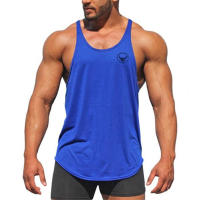 Fitness Clothing Bodybuilding Shirt Men Top for Fitness Sleeveless Sweatshirt Gym Sport T-shirt Thin Suspenders Breathable Vest - details 11