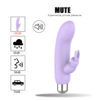 1pc Conejo Tapping G-Spot Patting Vibrador para Mujeres AV Masaje Stick Clítoris Estimulador de Clítoris Potente Consolador Estimulador de Clítoris Vagina Anal Plug Juguetes Sexuales Mujer para Adultos - details 3