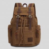Mochilas de lona vintage para hombre y mujer, bolsos de viaje informales para estudiantes, senderismo, viaje, Camping, Mochila Masculina - details 9