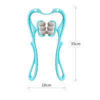 Masajeador Cervical para alivio del dolor, rodillo de mano Shiatsu, relajación muscular profunda, punto gatillo de presión de plástico - details 10